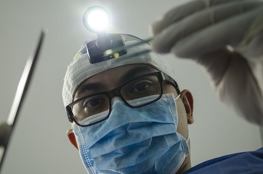 Dentist, Operation, Teeth, Lamp, Clinic
