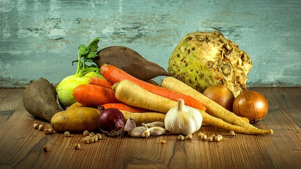 Vegetables, Carrots, Garlic, Celery