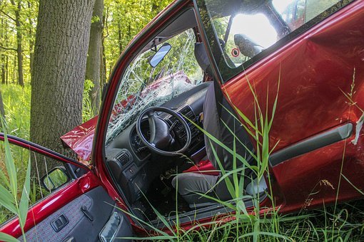 Accident, Crash, Tree, Auto, Pkw