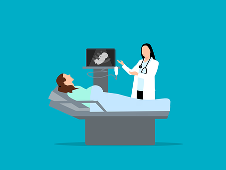 Pregnancy ultrasound scan graphic design